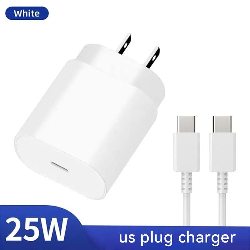 25W PD USB-C Fast Charger + Cable
