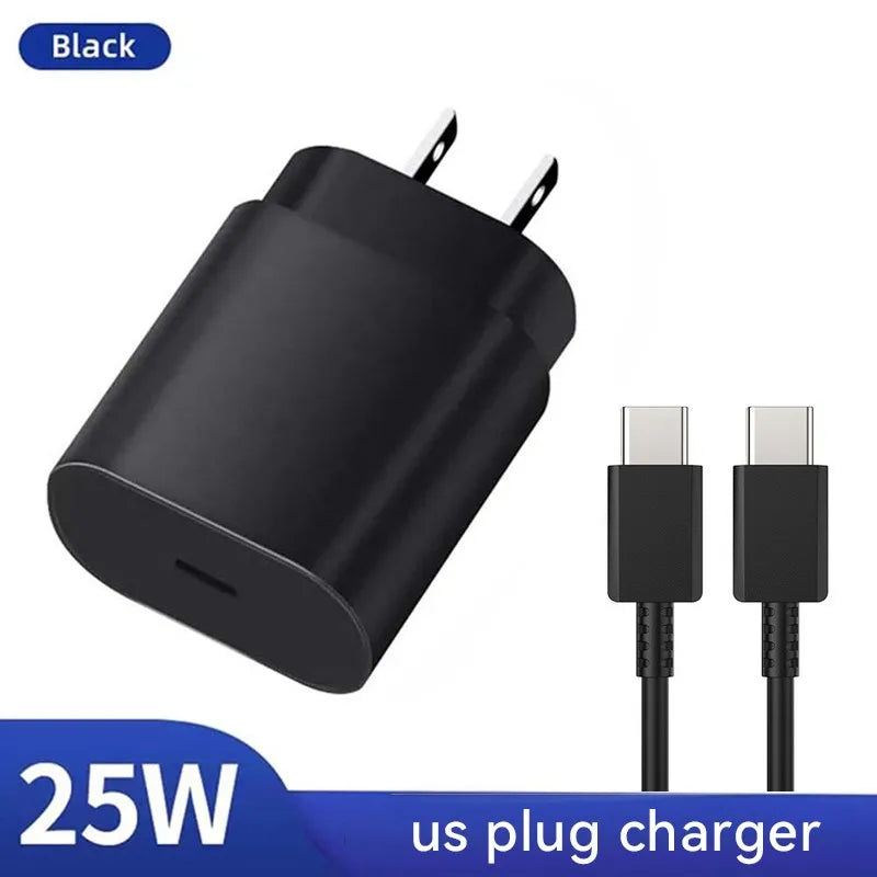 25W PD USB-C Fast Charger + Cable