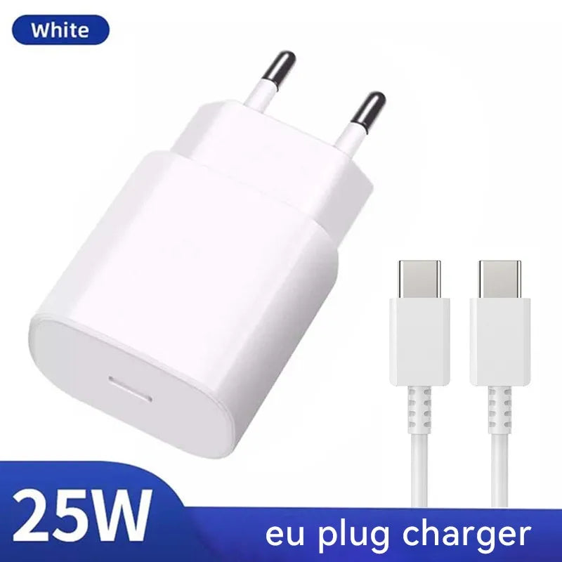 25W PD USB-C Fast Charger + Cable