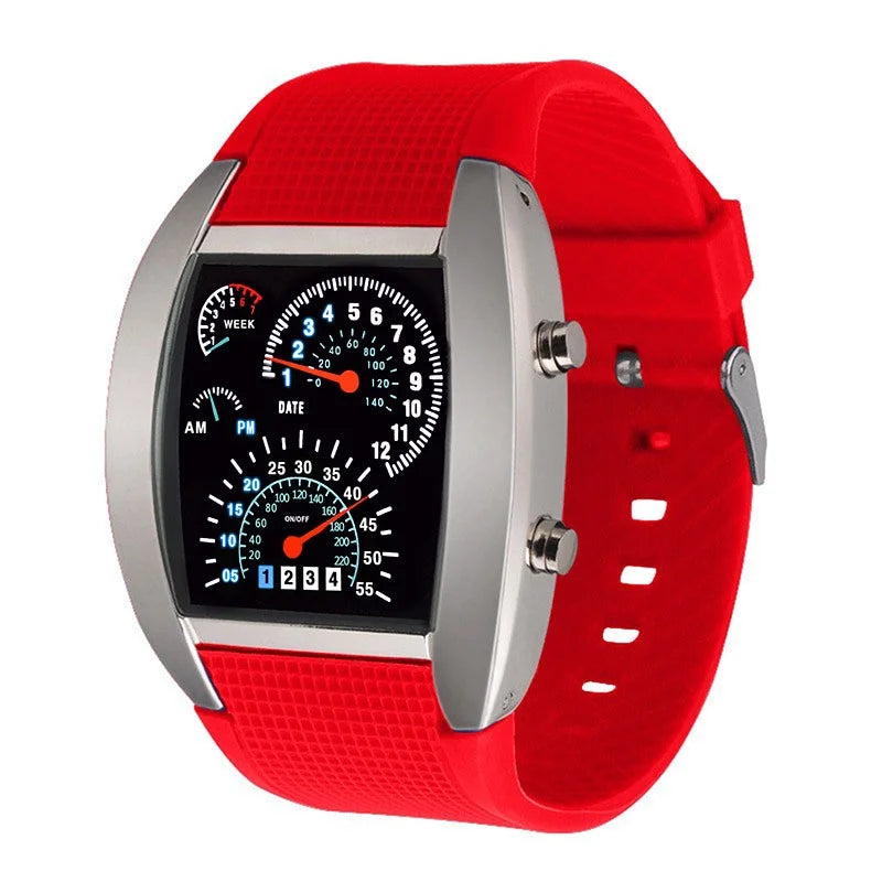 Men & Women LED Racing Watch
