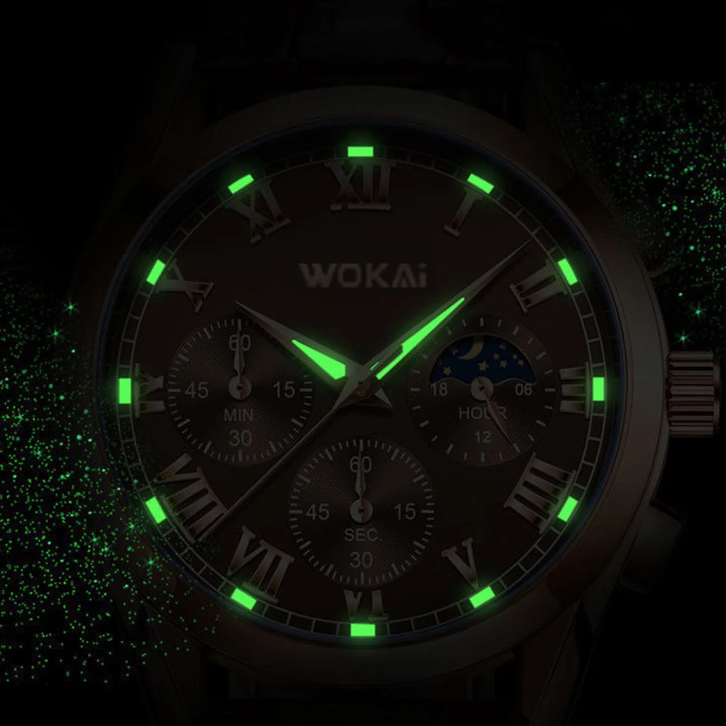 Relogio Masculino PU Leather Watch