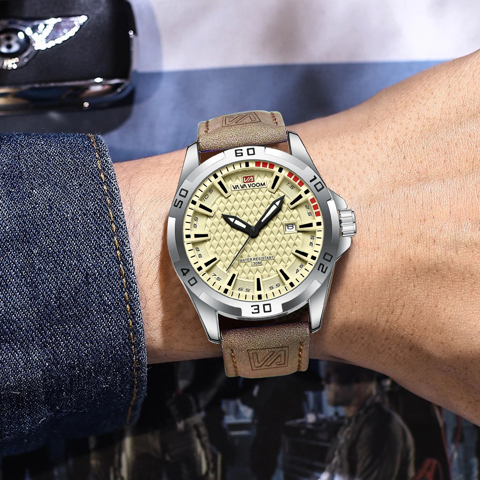 VA VA VOOM Men’s Quartz Watch