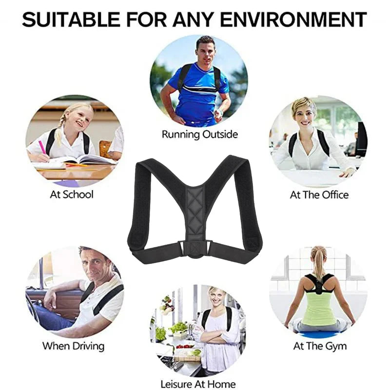 Back Posture Corrector Belt for Men & Women