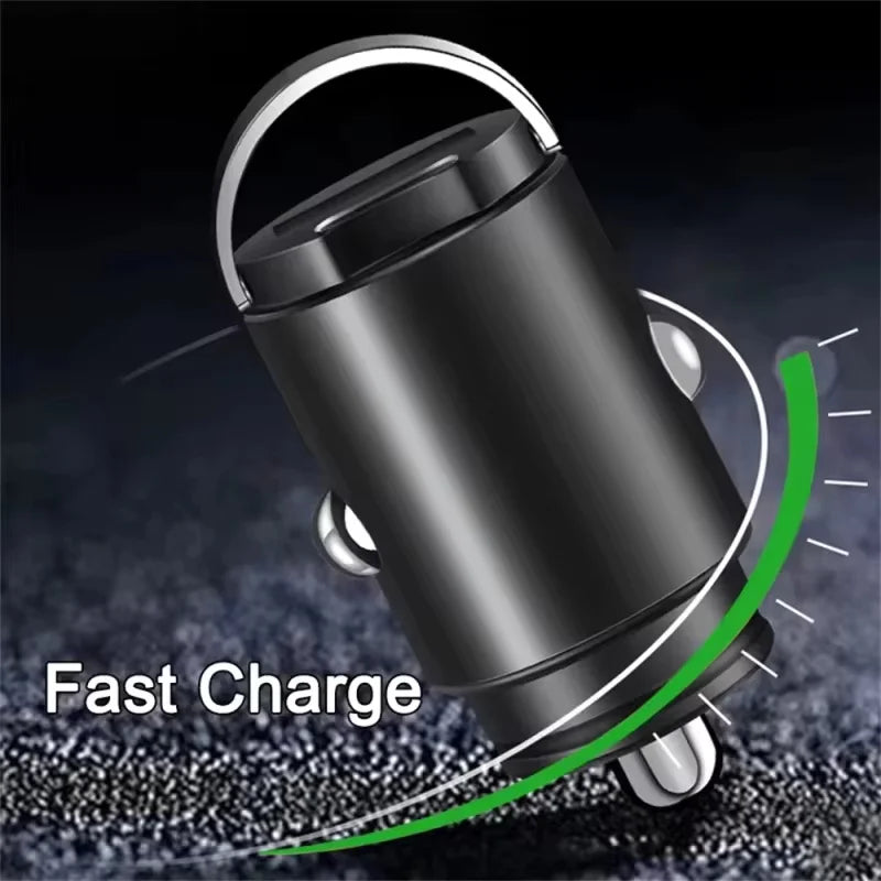 100W PD QC Compact Car Phone Charger