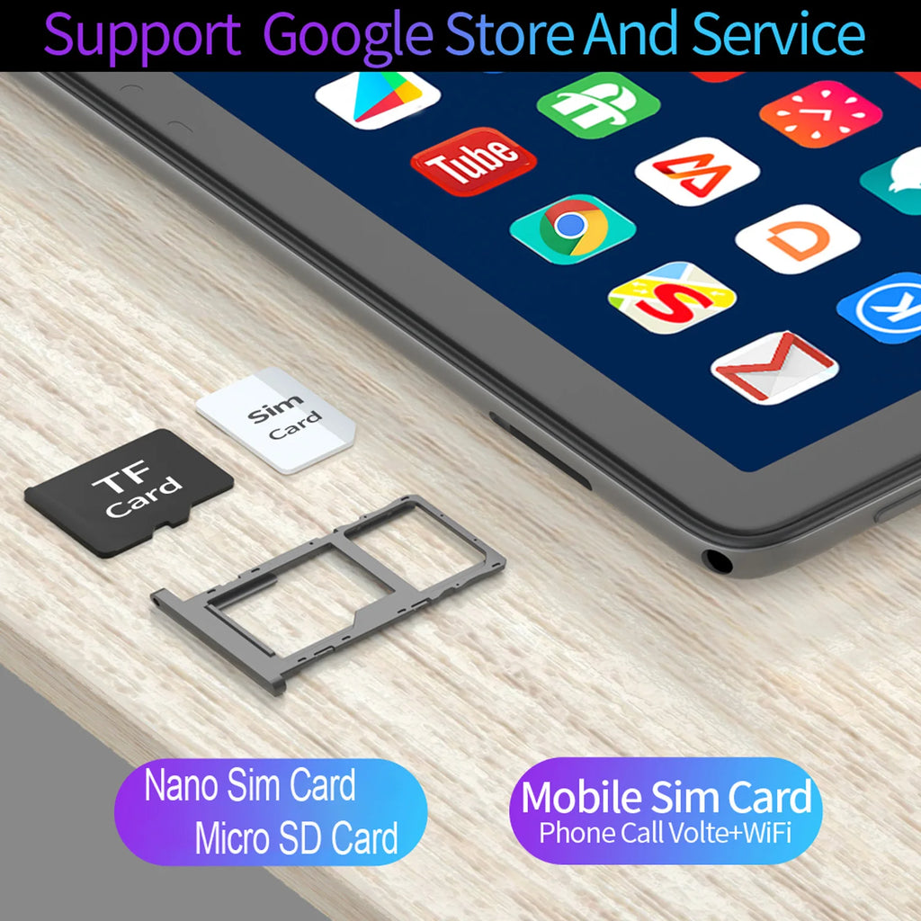 BDF 10.1" Tablet – Octa-Core, 4GB RAM, 64GB, 3G Dual SIM