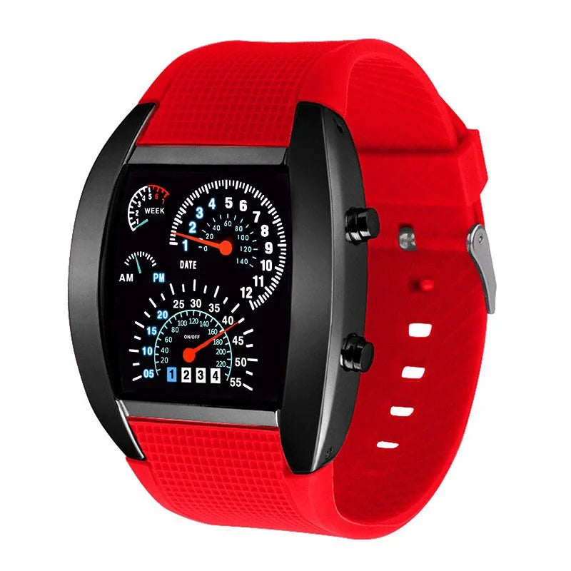 Men & Women LED Racing Watch