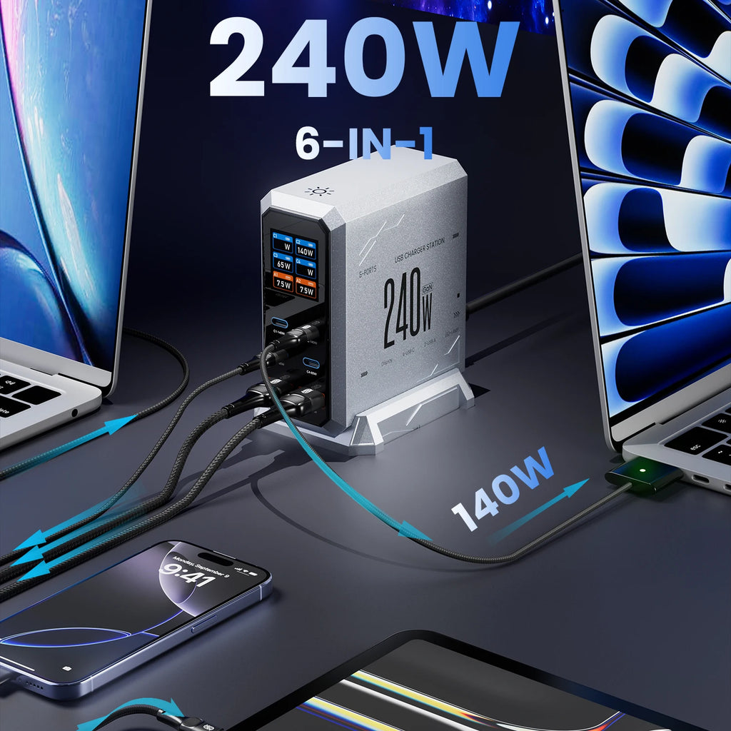 240W GaN PD Fast Charger