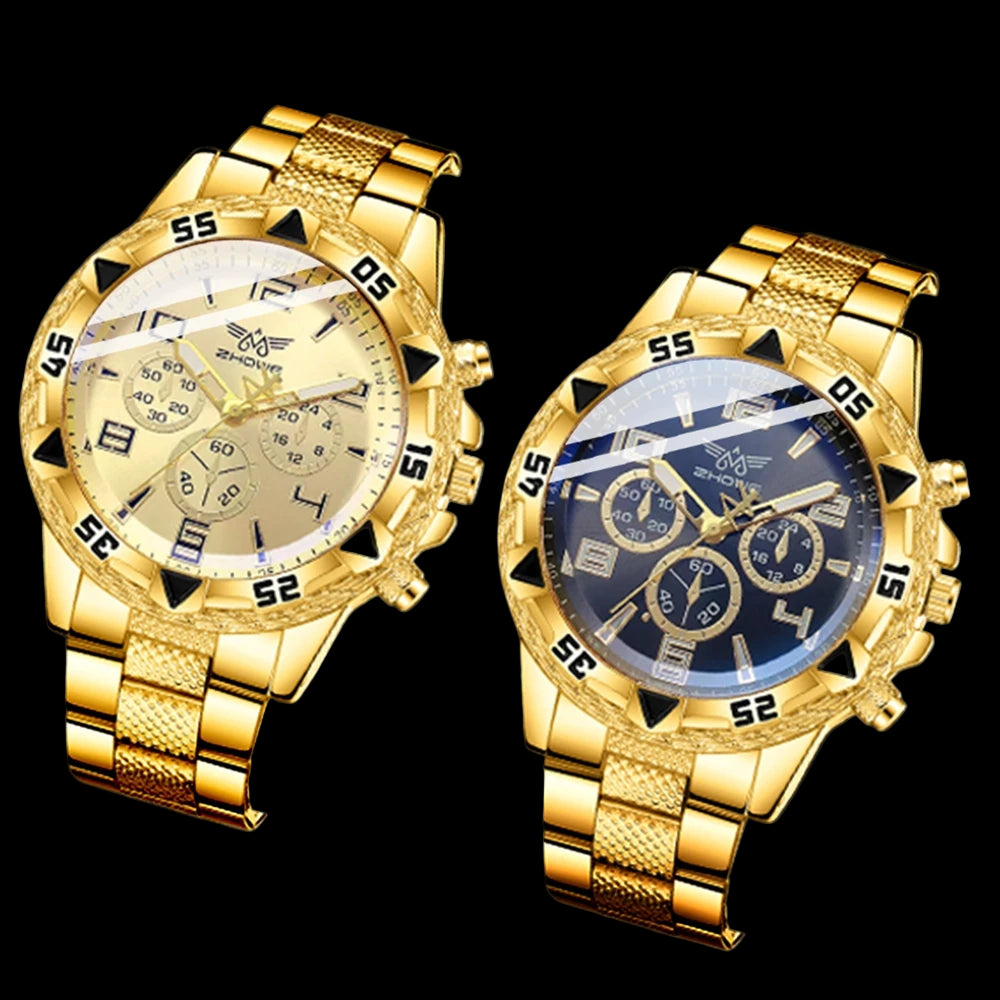 Simple Digital Dial Men’s Watch Set