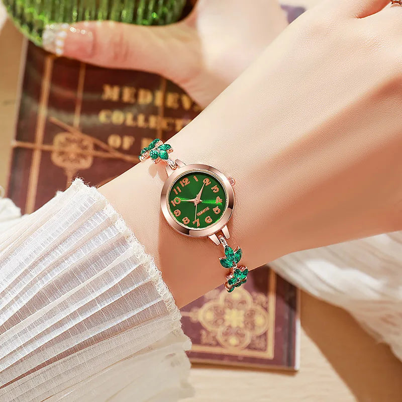 Luxury Women’s Watch & Bracelet – Stylish Gift