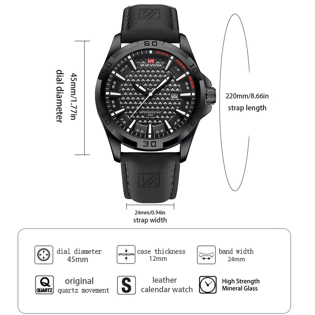 VA VA VOOM Men’s Quartz Watch