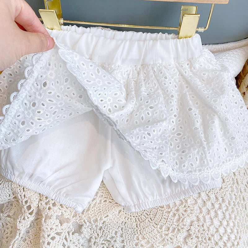 Kids Lace Clothing Set – Summer Style