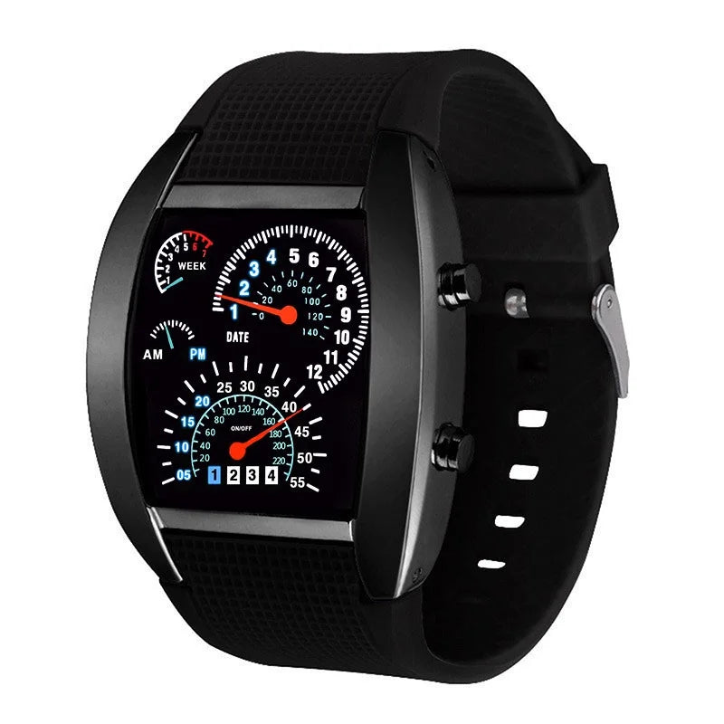 Men & Women LED Racing Watch