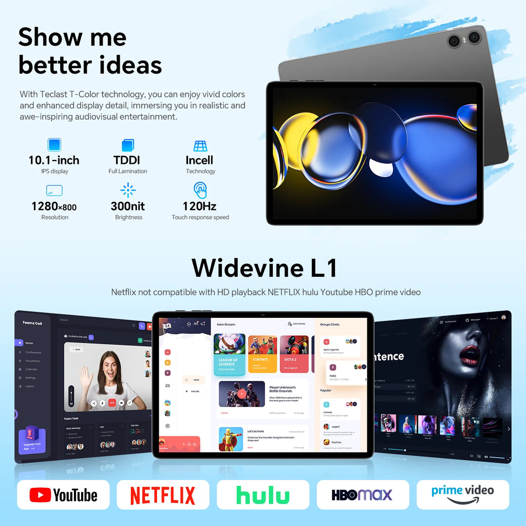 Teclast P30T Android 15 – 10.1", 12GB/128GB, 8-Core, 6000mAh