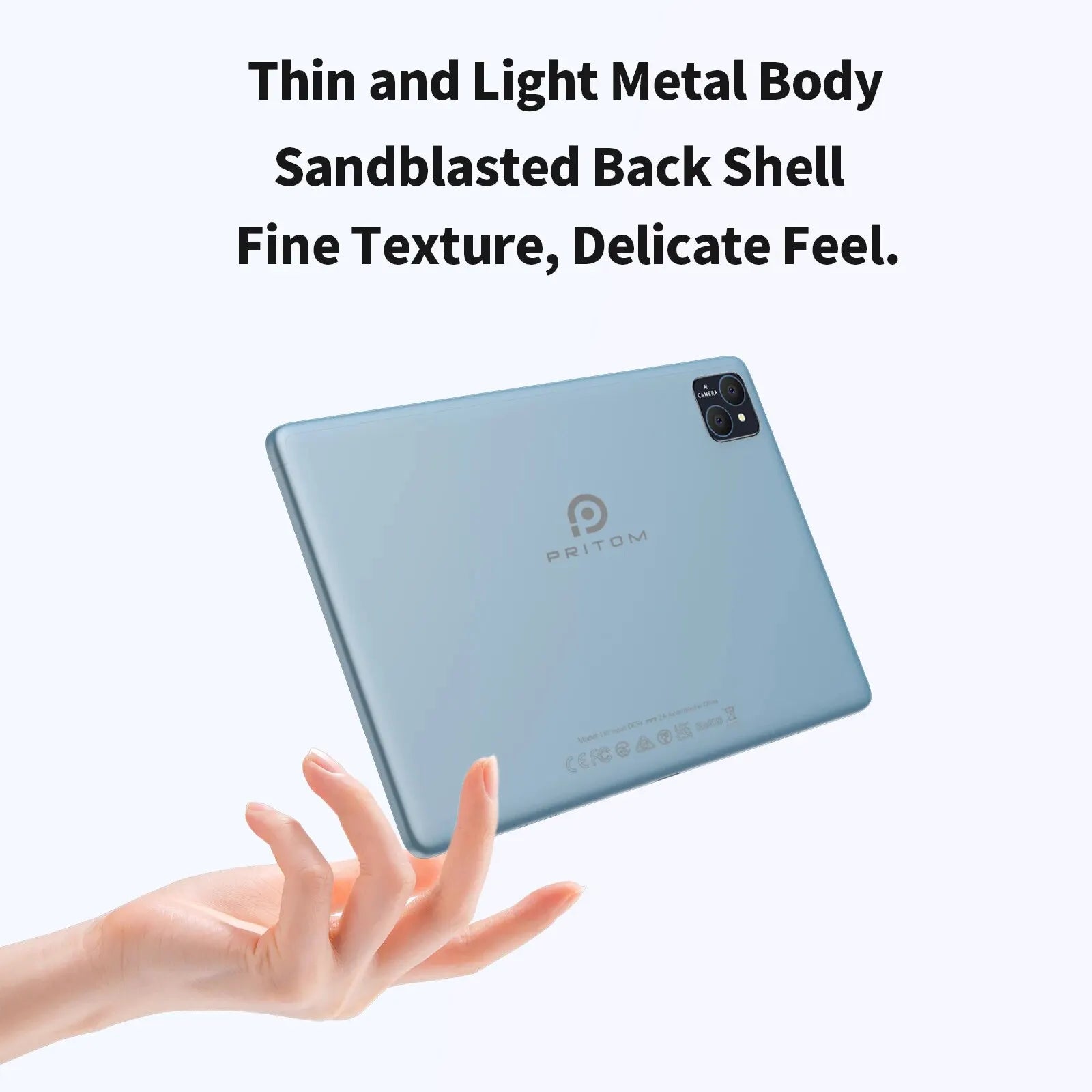 PRITOM TAB11 – 10" Android 14, Octa-Core, 128GB, 8000mAh, 5G WiFi6, Dual Camera