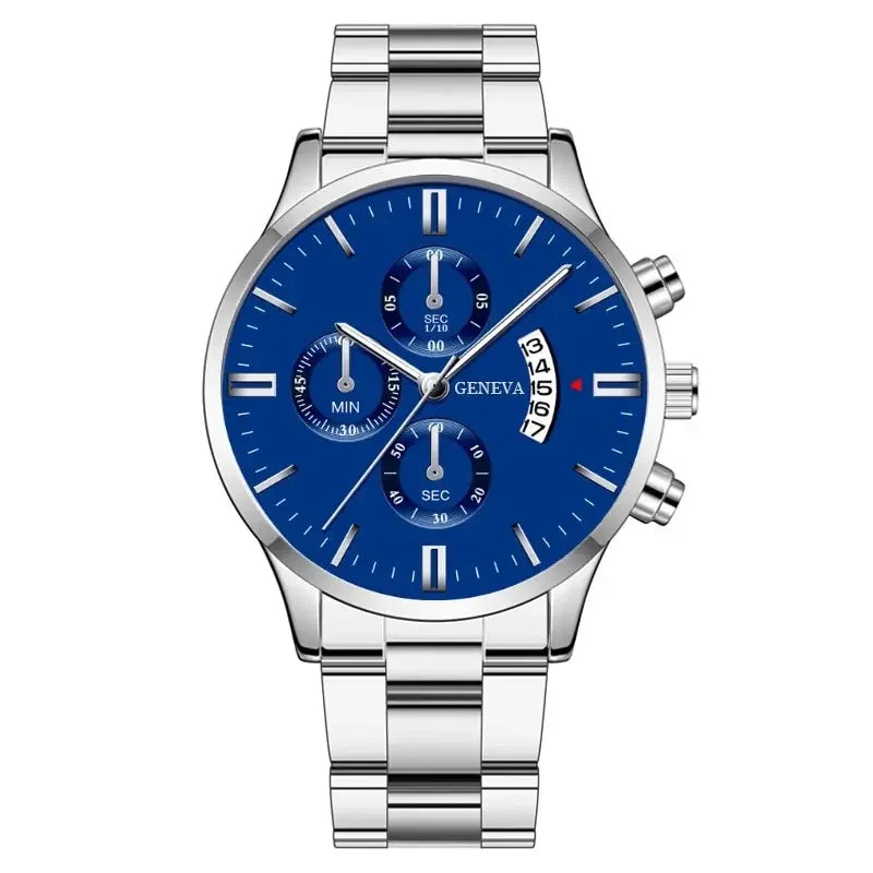 Silver Stainless Steel Men’s Watch