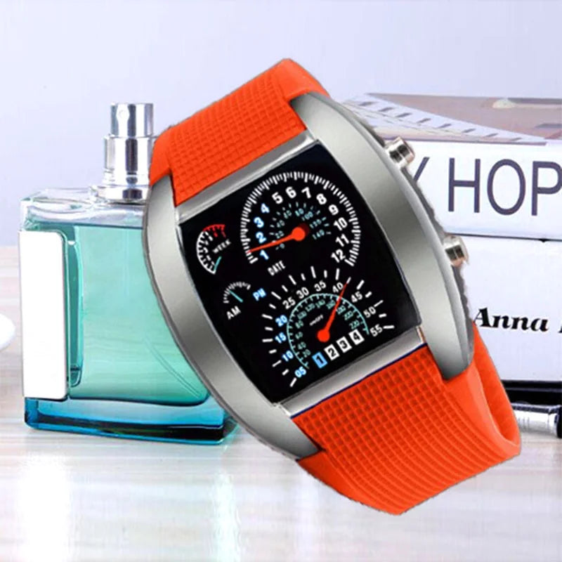Men & Women LED Racing Watch