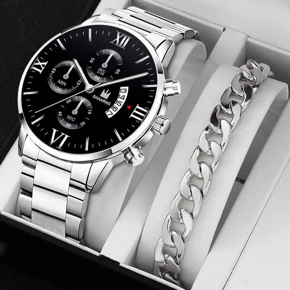 Fashion Men’s Stainless Steel Watch