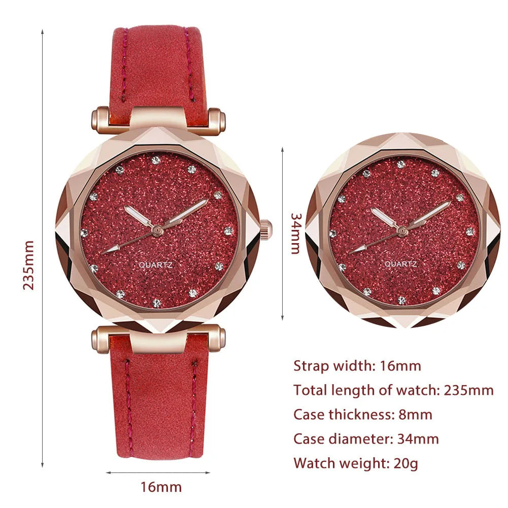 Relogio Masculino PU Leather Watch