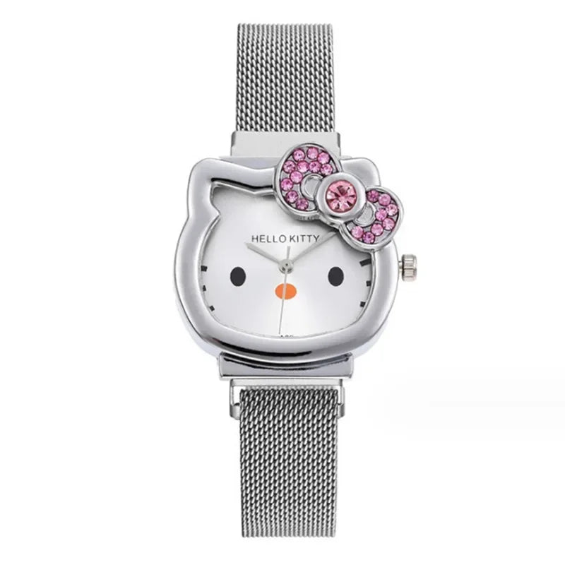 Hello Kitty Diamond Bow Quartz Watch