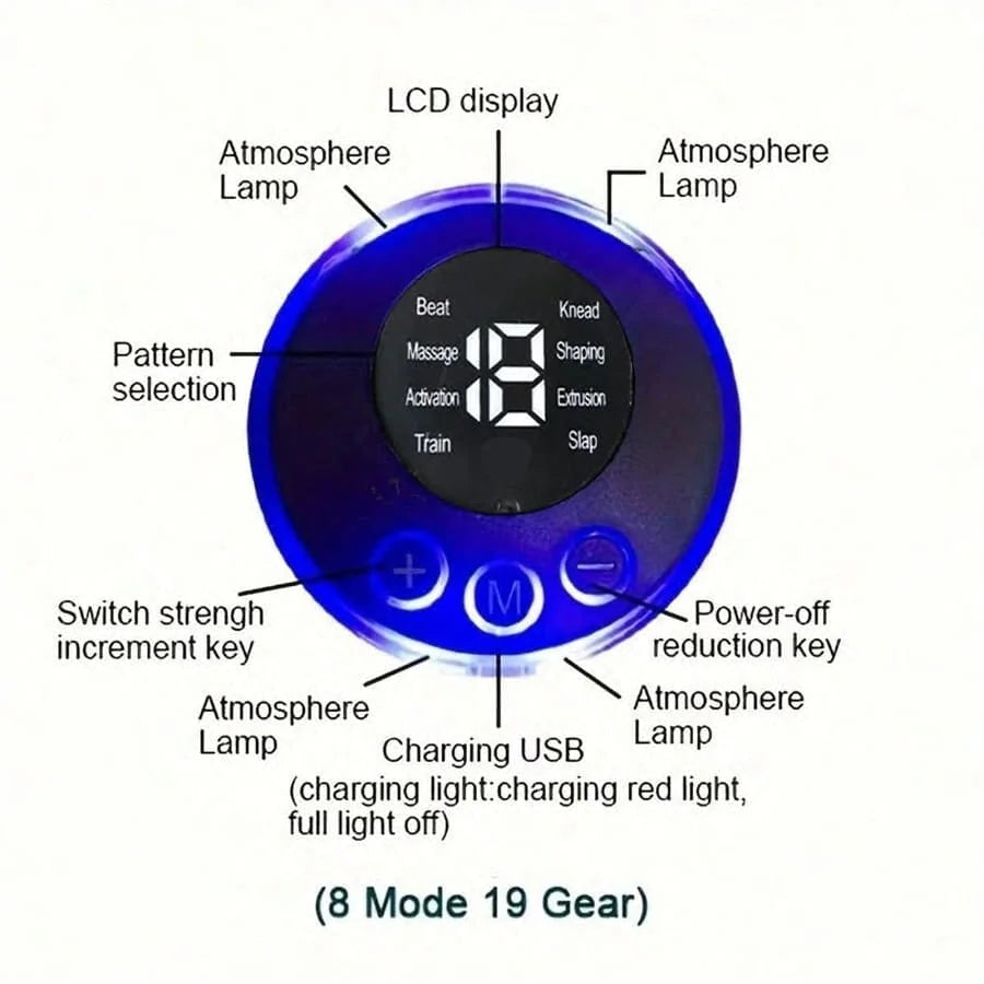 Neck & Shoulder EMS Patch – Portable Pain Therapy