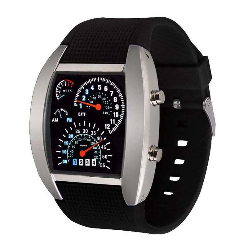 Men & Women LED Racing Watch