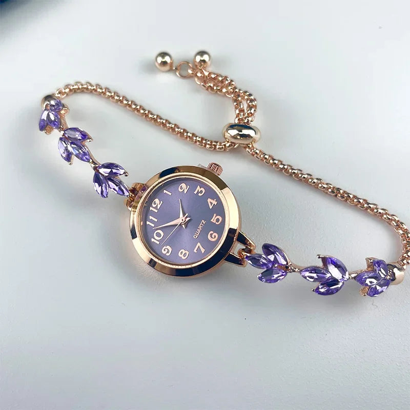 Luxury Women’s Watch & Bracelet – Stylish Gift