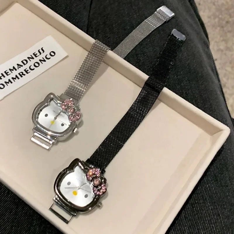 Hello Kitty Diamond Bow Quartz Watch