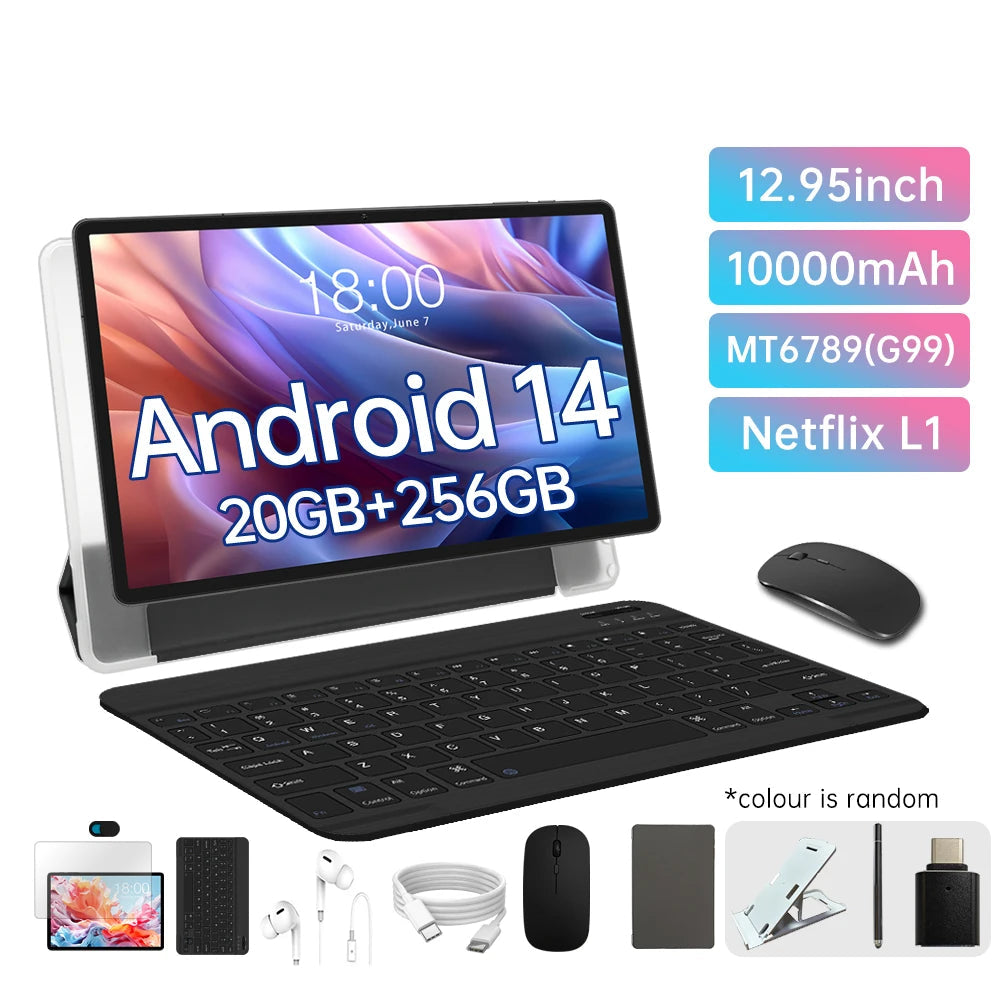 Teclast T65MAX – 12.95" 8-Core Tablet, 8GB/256GB, 10000mAh, WiFi 5G, Dual Cameras